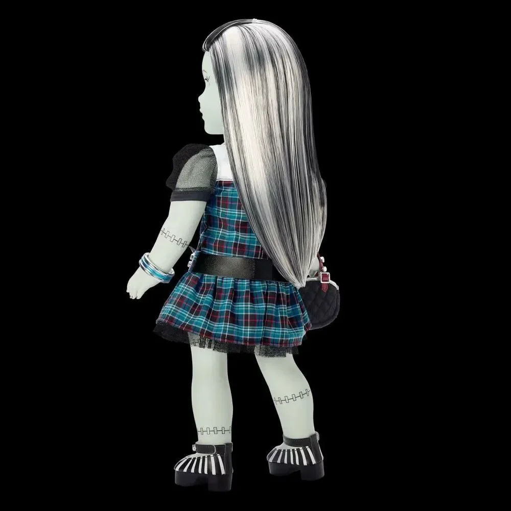 American Girl x Monster High Frankie Stein 18in Fashion Doll Set w/ Outfit